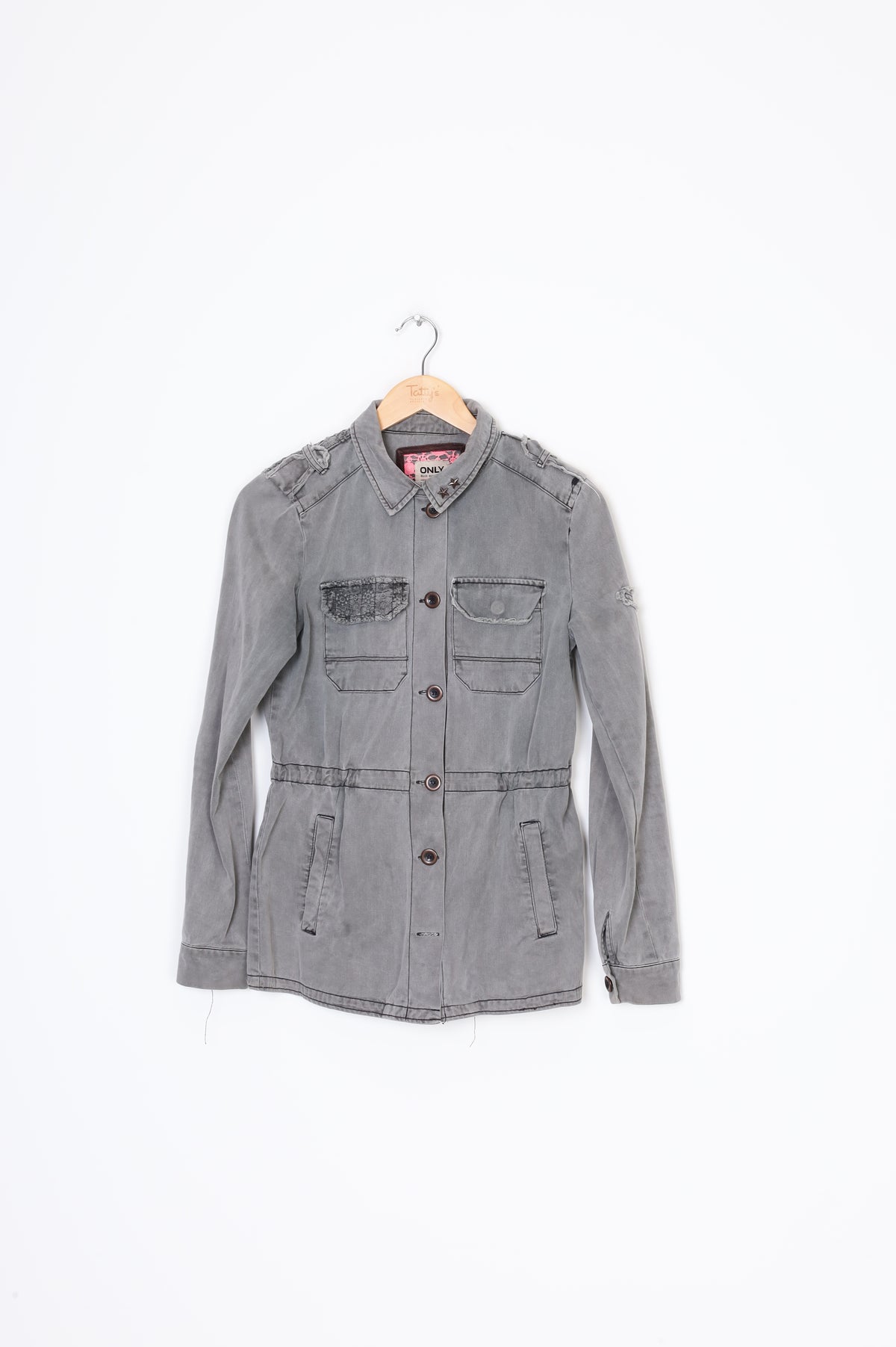 Only Womens Grey Jacket Size XS