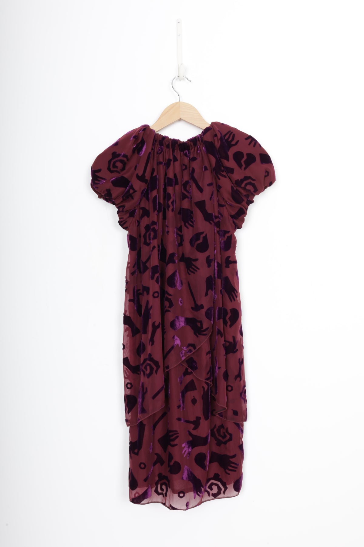 Karen Walker Womens Purple Dress Size 8