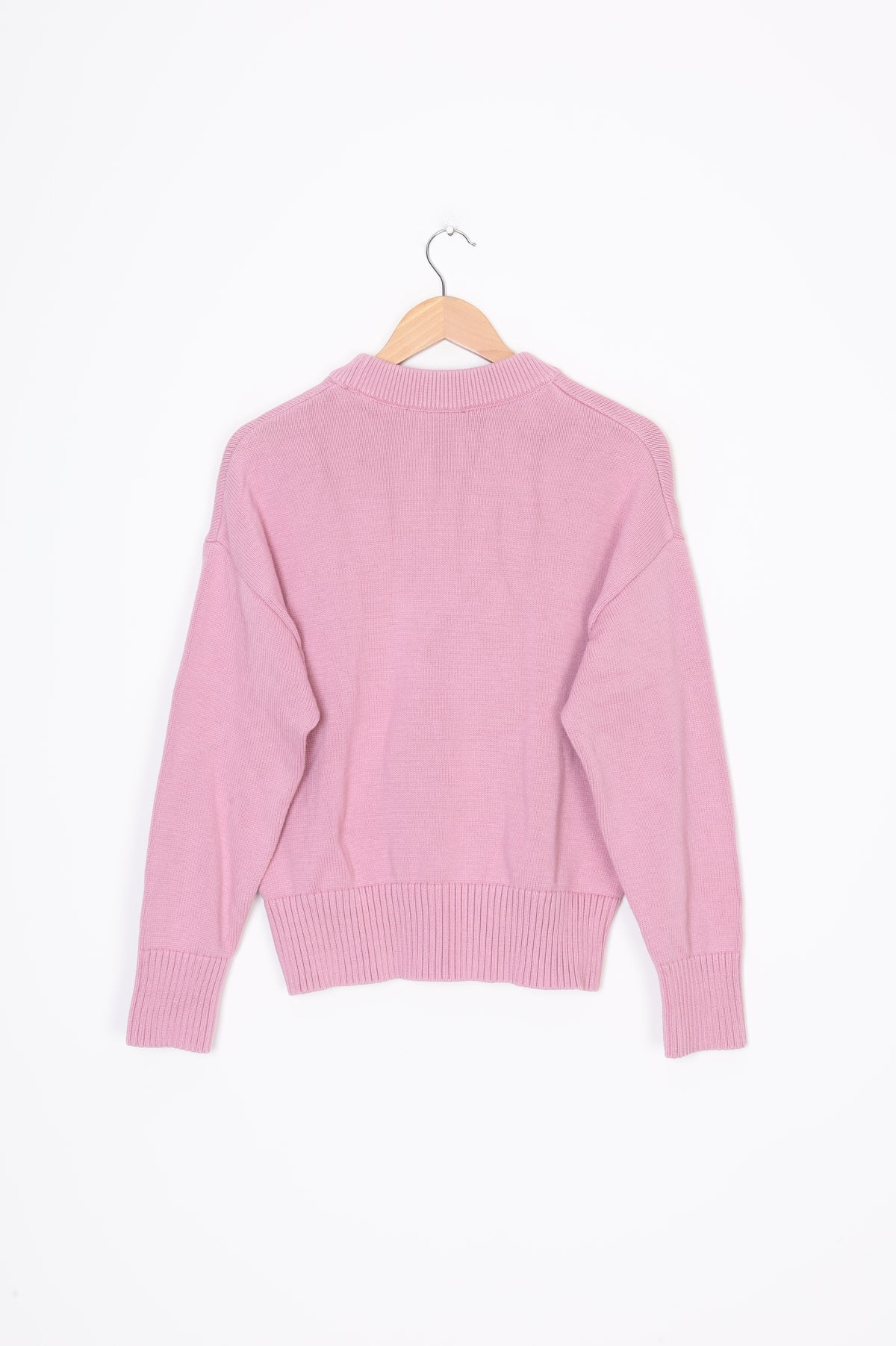 Ami Womens Pink Jumper Size M