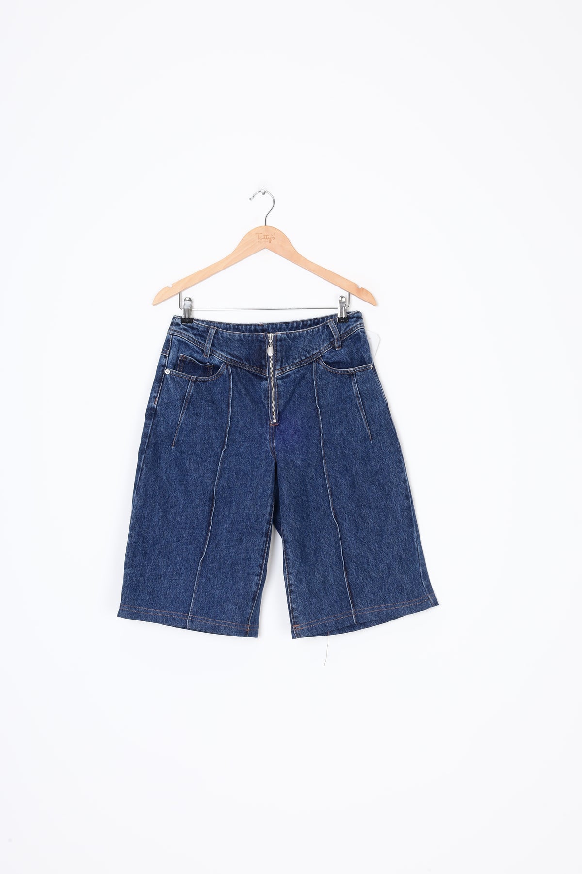 Cue Womens Blue Shorts Size 10