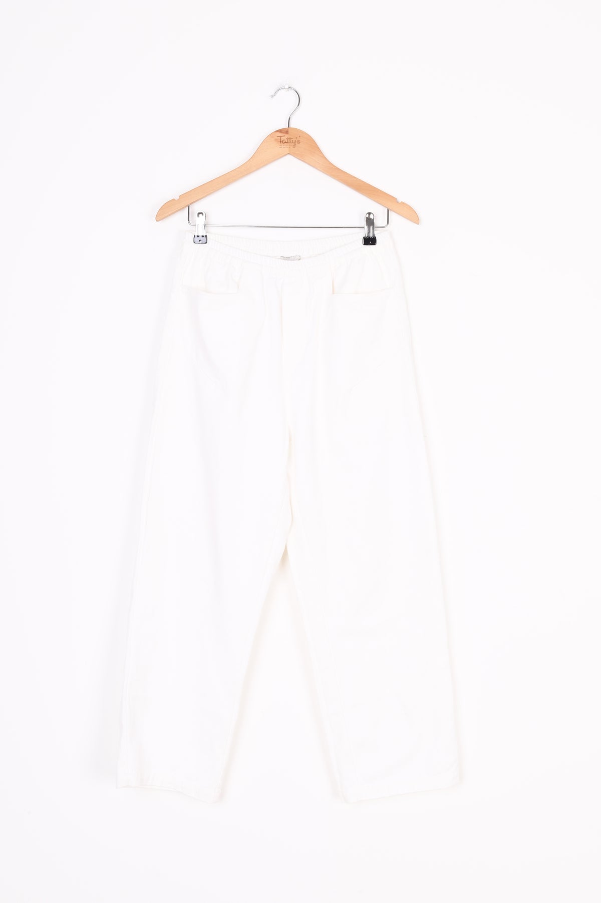 Deiji Studios Womens White Pants Size S