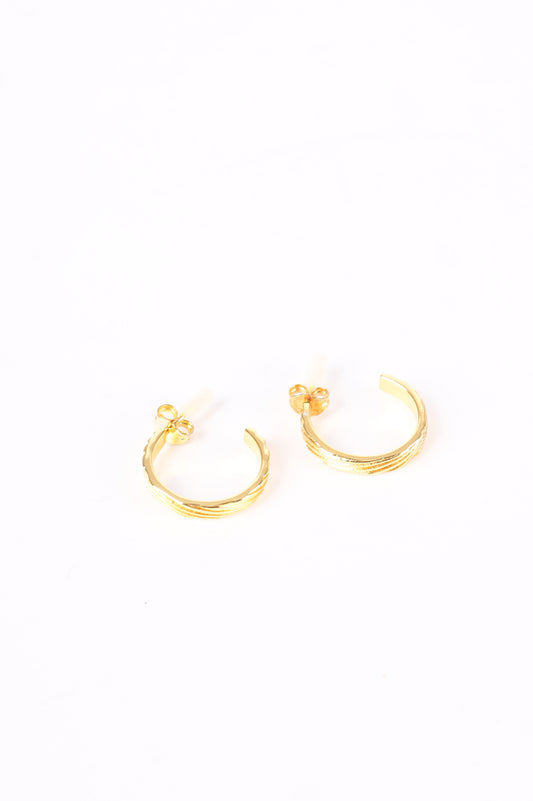 Oliver Bonas Womens Metallic Earrings Size O/S