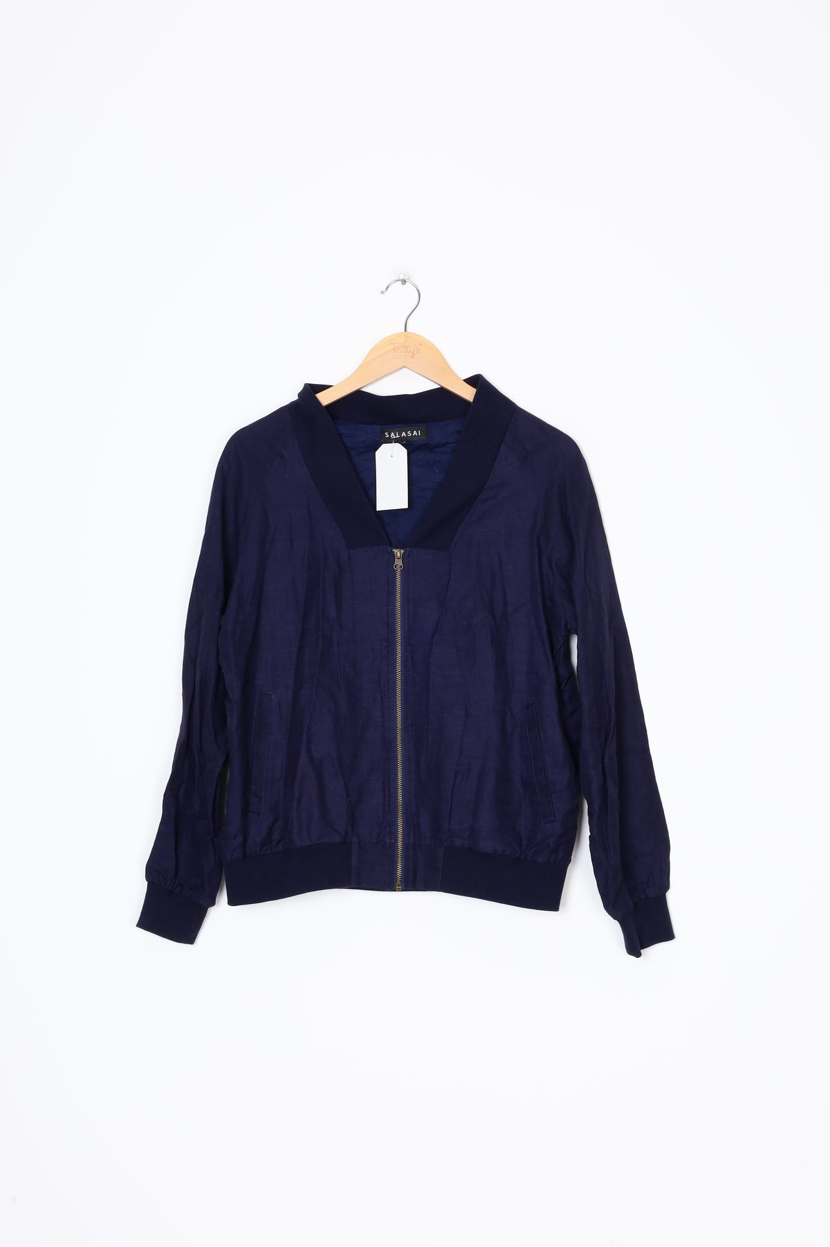 Salasai Womens Blue Jacket Size M