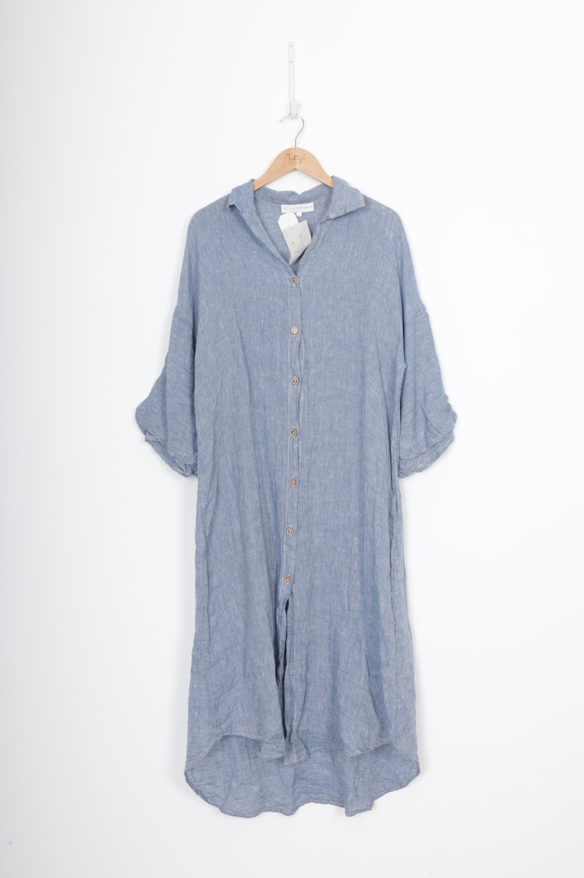 Estilo Emporio Womens Blue Dress Size M