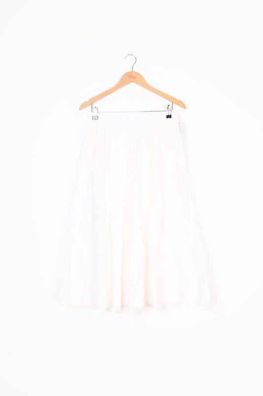 free-est Womens White Skirt Size M