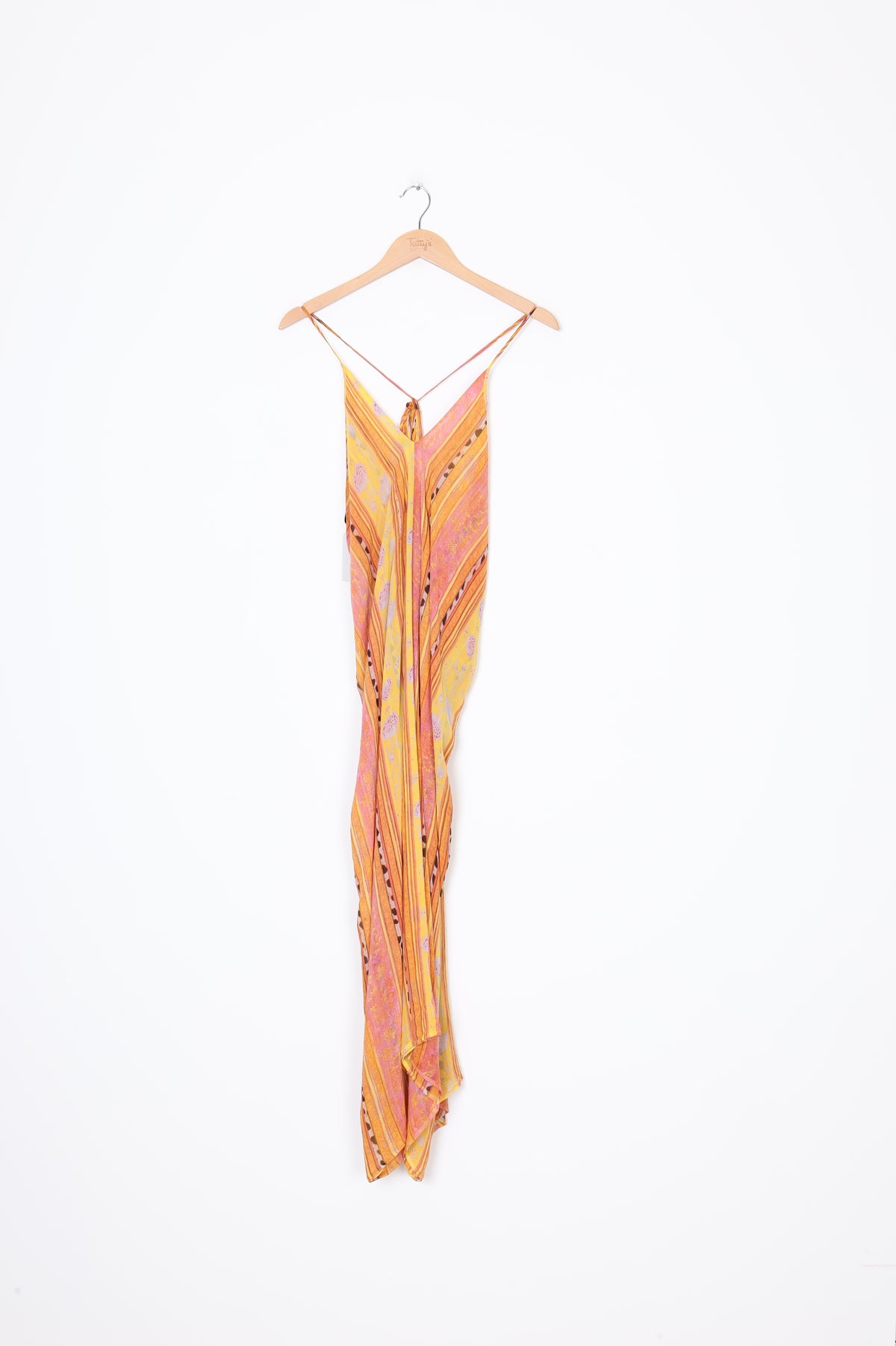 Knuefermann Womens Yellow Dress Size O/S