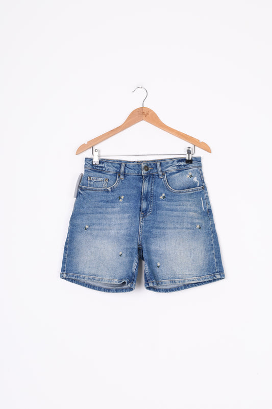 Desigual Womens Blue Shorts Size 38