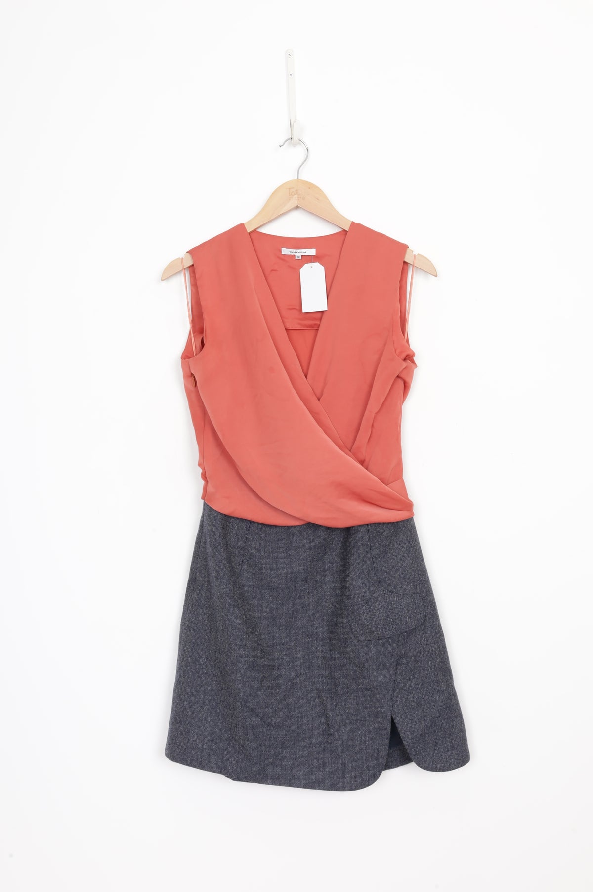 Carven Womens Orange Dress Size 38