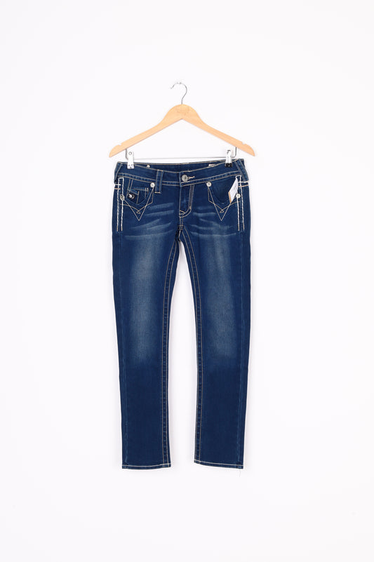 Mek Denim Womens Blue Jeans Size W 29