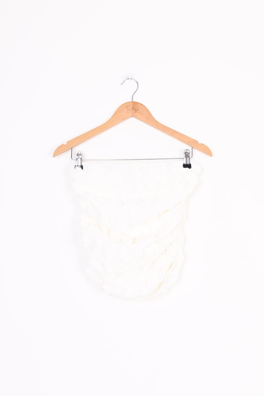 Blanca Womens White Top Size M