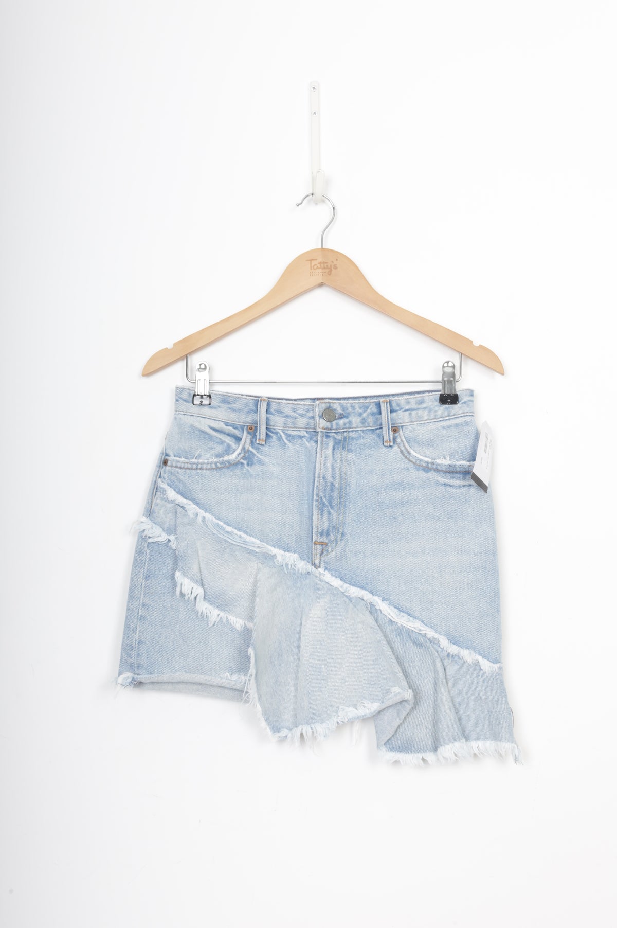 Grlfrnd Womens Blue Skirt Size W 26