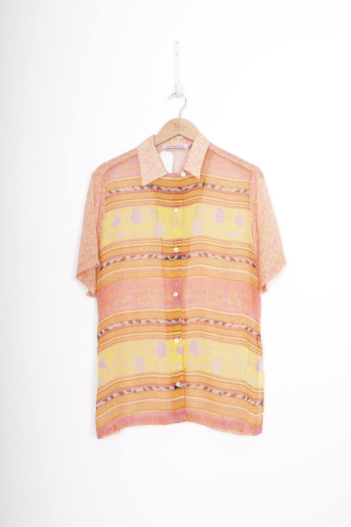 Hansen & Gretel Womens Pink Shirt Size S