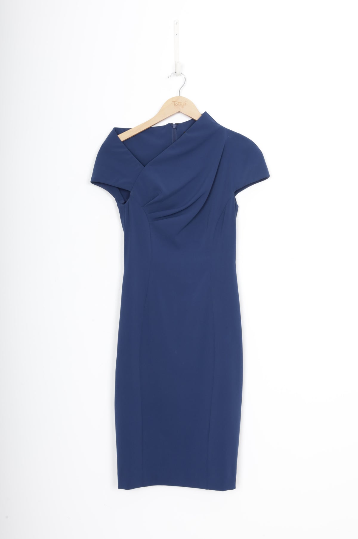 Badgley Mischka Womens Blue Dress Size 2