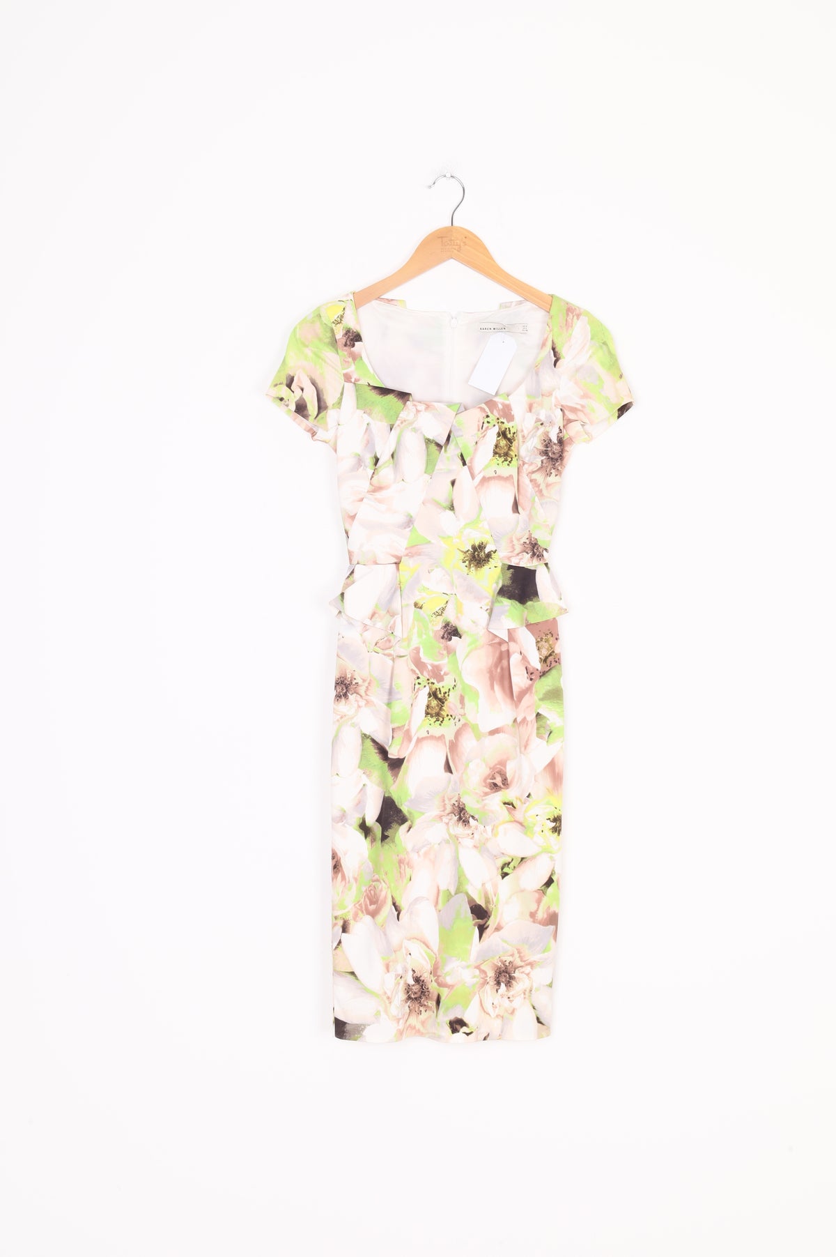 Karen Millen Womens White Dress Size 8
