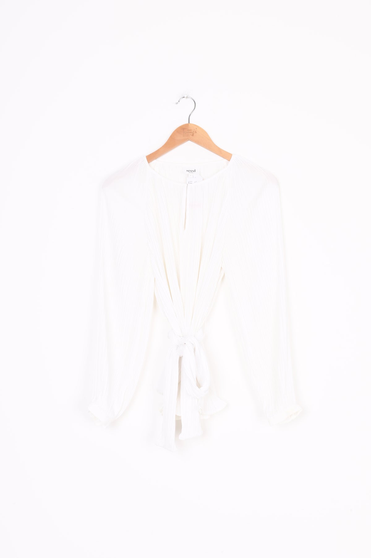 Seed Womens White Top Size 8