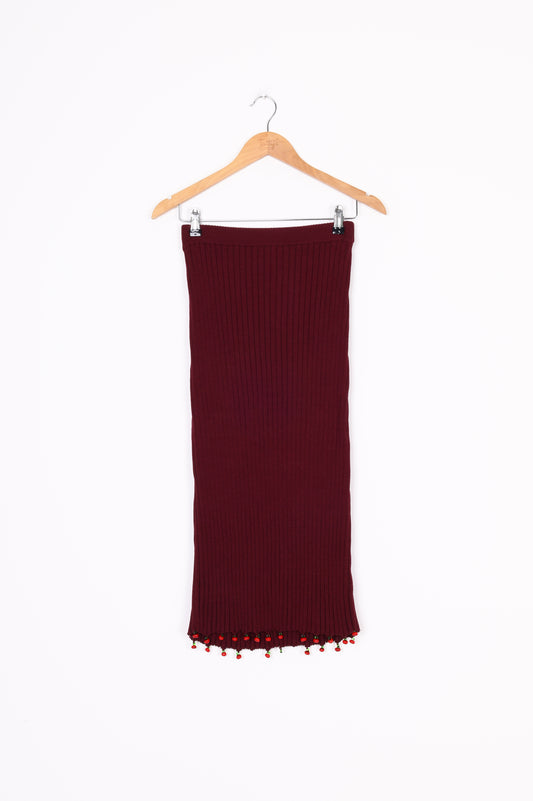 Staud Womens Red Skirt Size XS