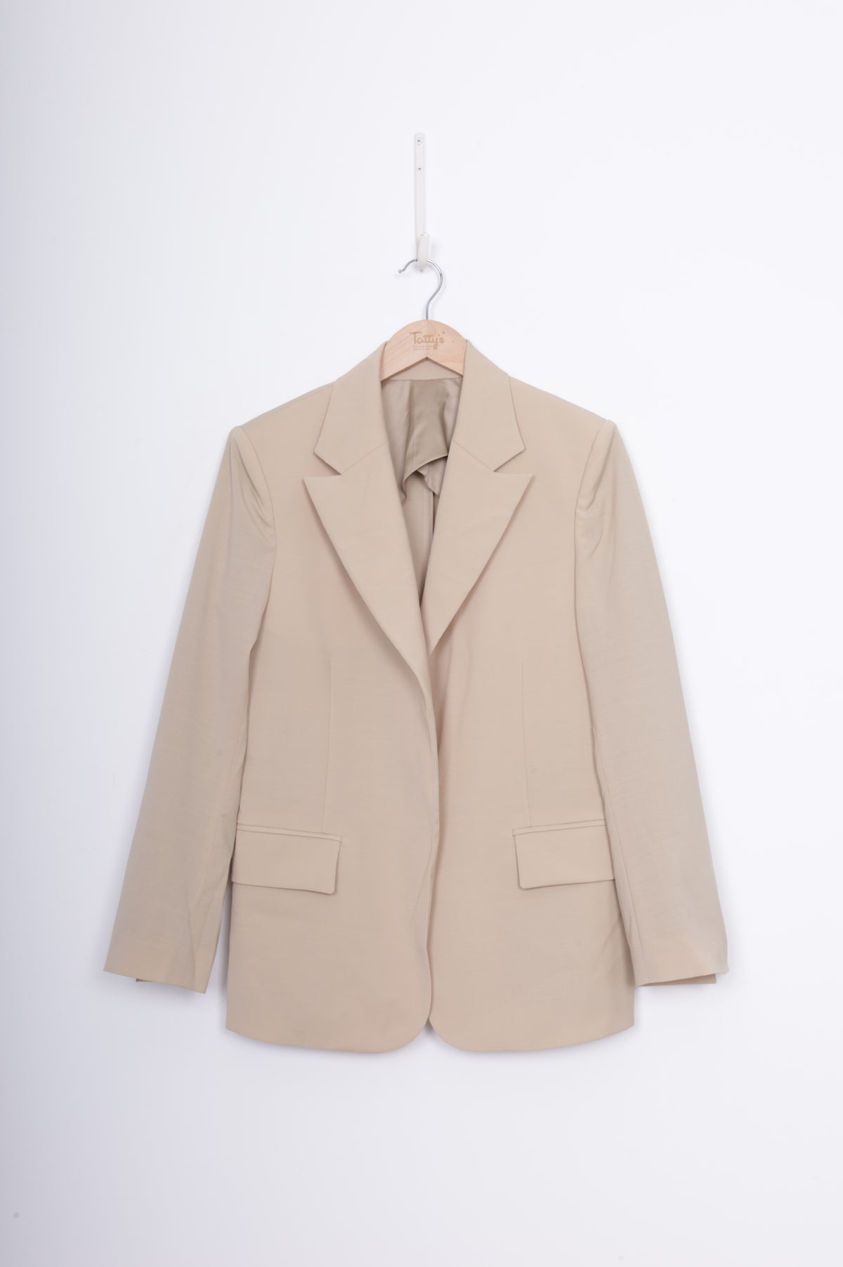 Mudidi Womens Beige Blazer Size O/S