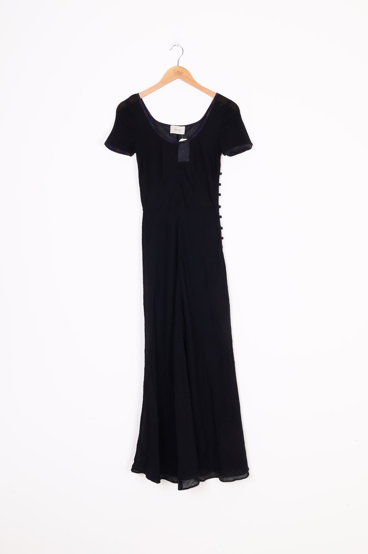 Penny Sage Womens Black Dress Size 8