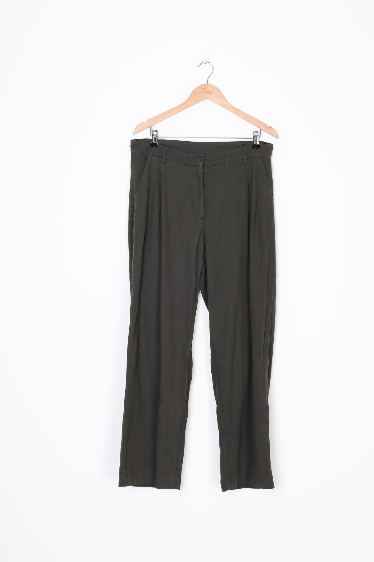 McTavish Mens Green Pants Size 14