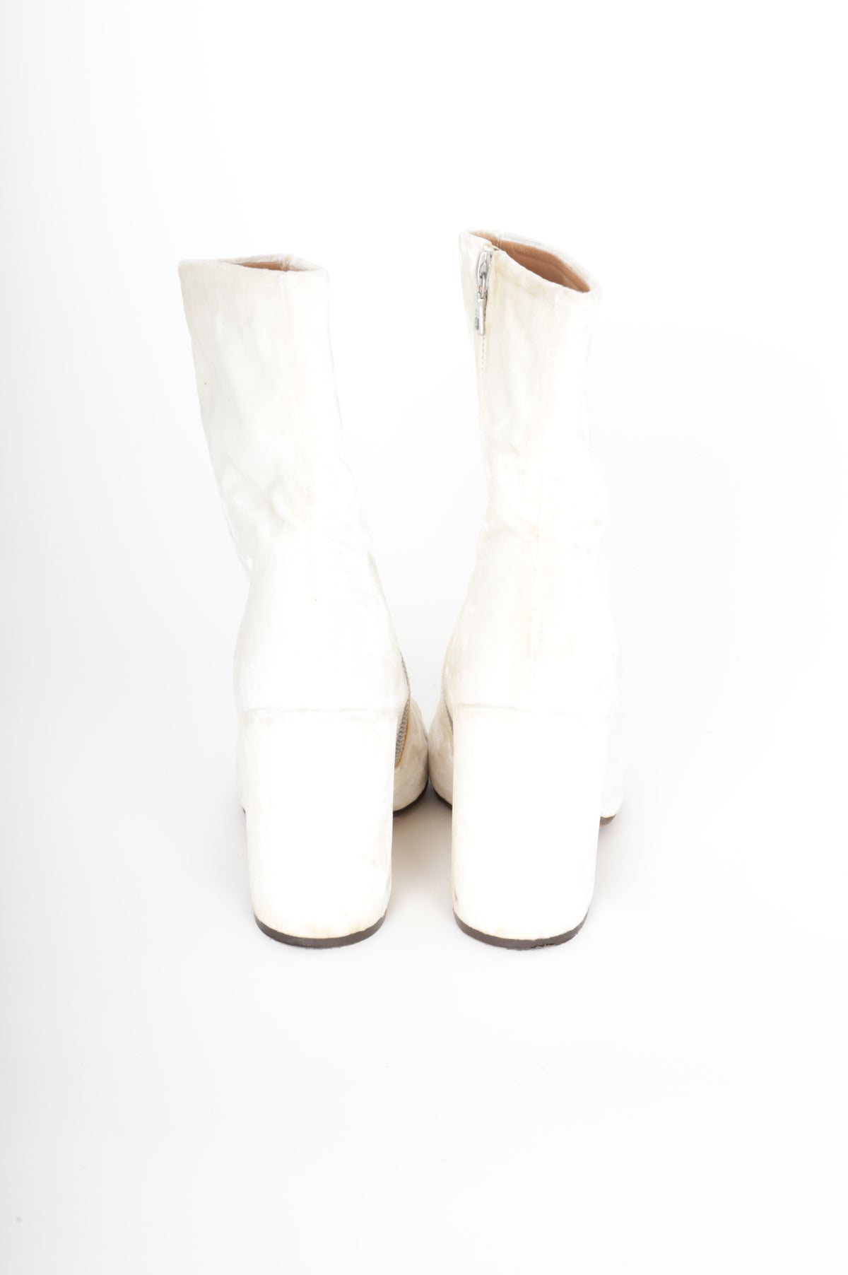 Dries Van Noten Womens White Boots  Size EU 36
