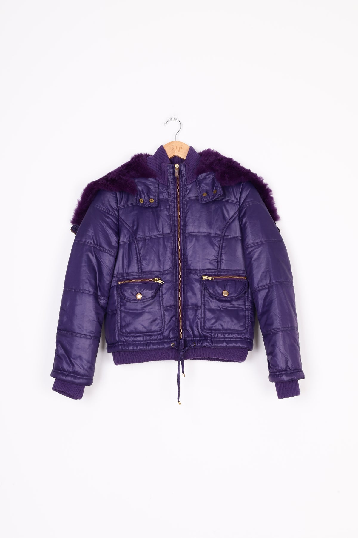 Miss blumarine jeans Womens Purple Jacket Size S