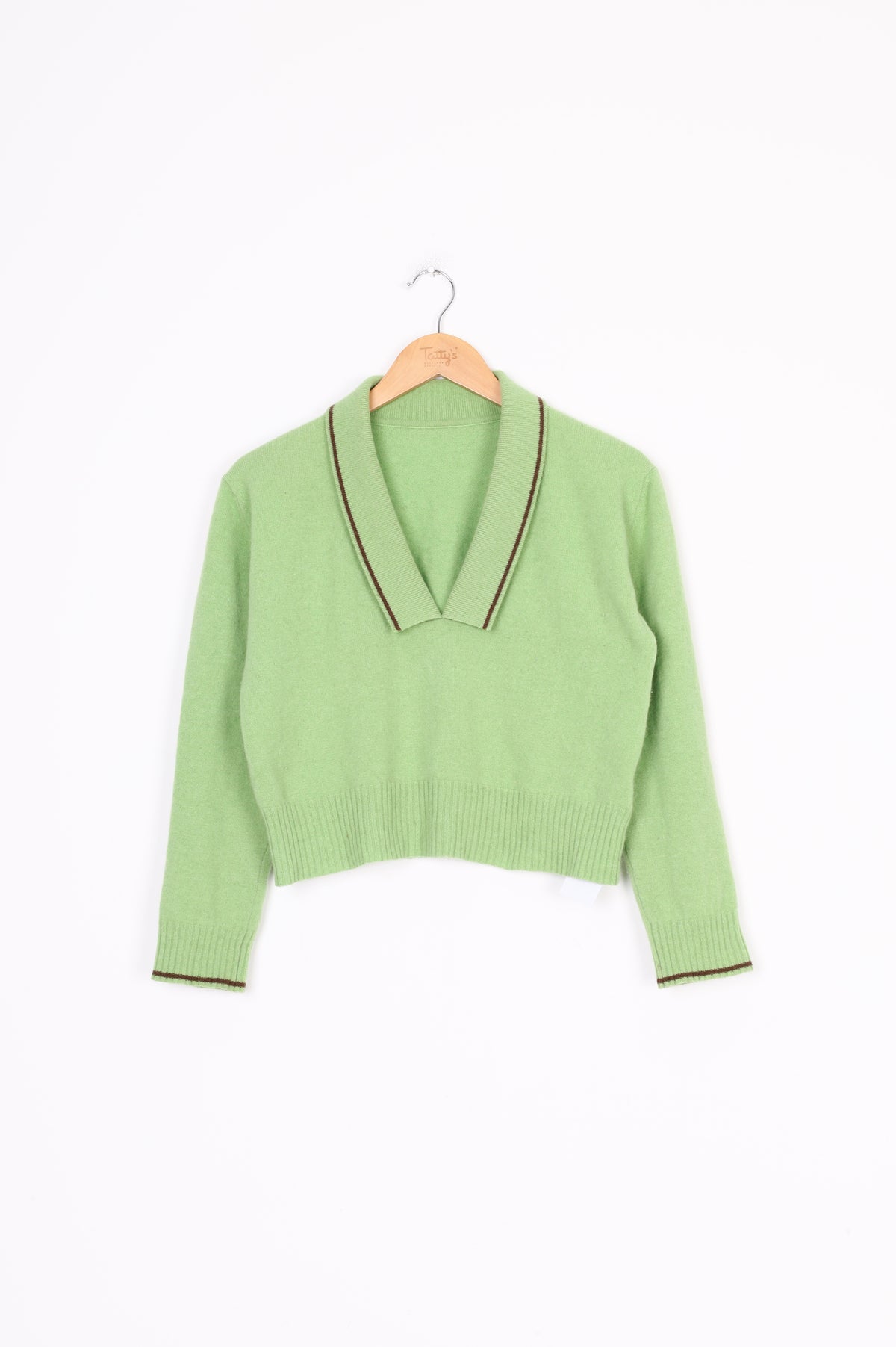 Penny Sage Womens Green Jumper Size M