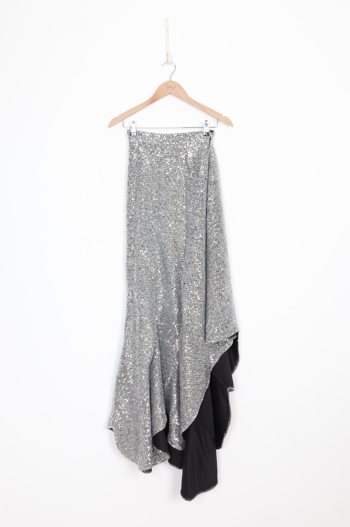 Ami Alexandre Mattiussi Womens Silver Skirt Size 34