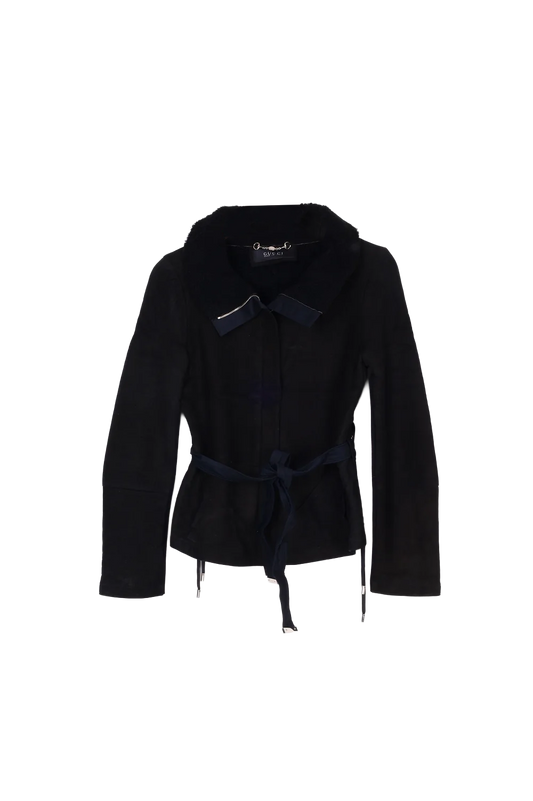 Gucci Womens Black Jacket Size 42