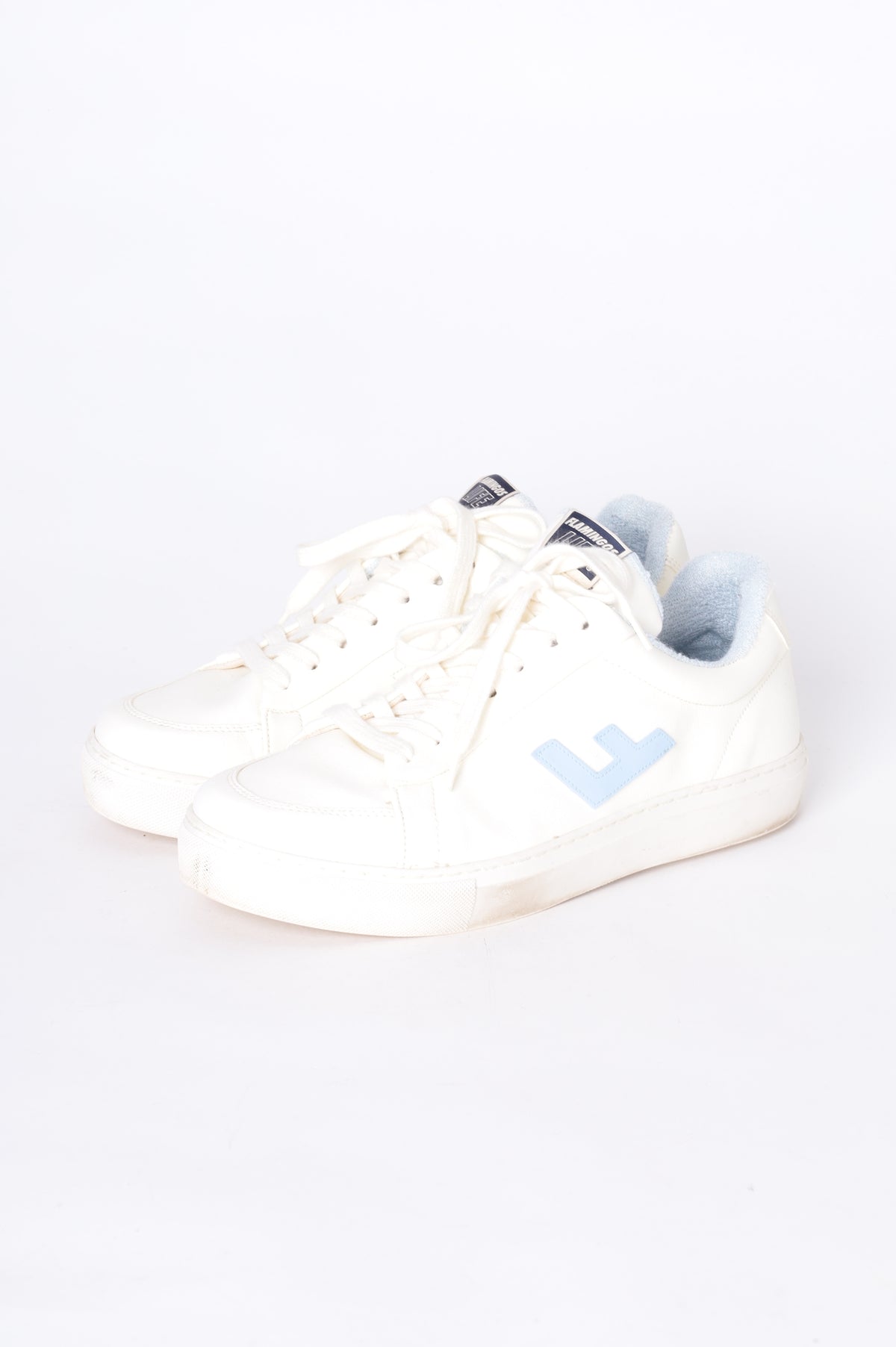 Flamingos Life Womens White Sneakers Size EU 40