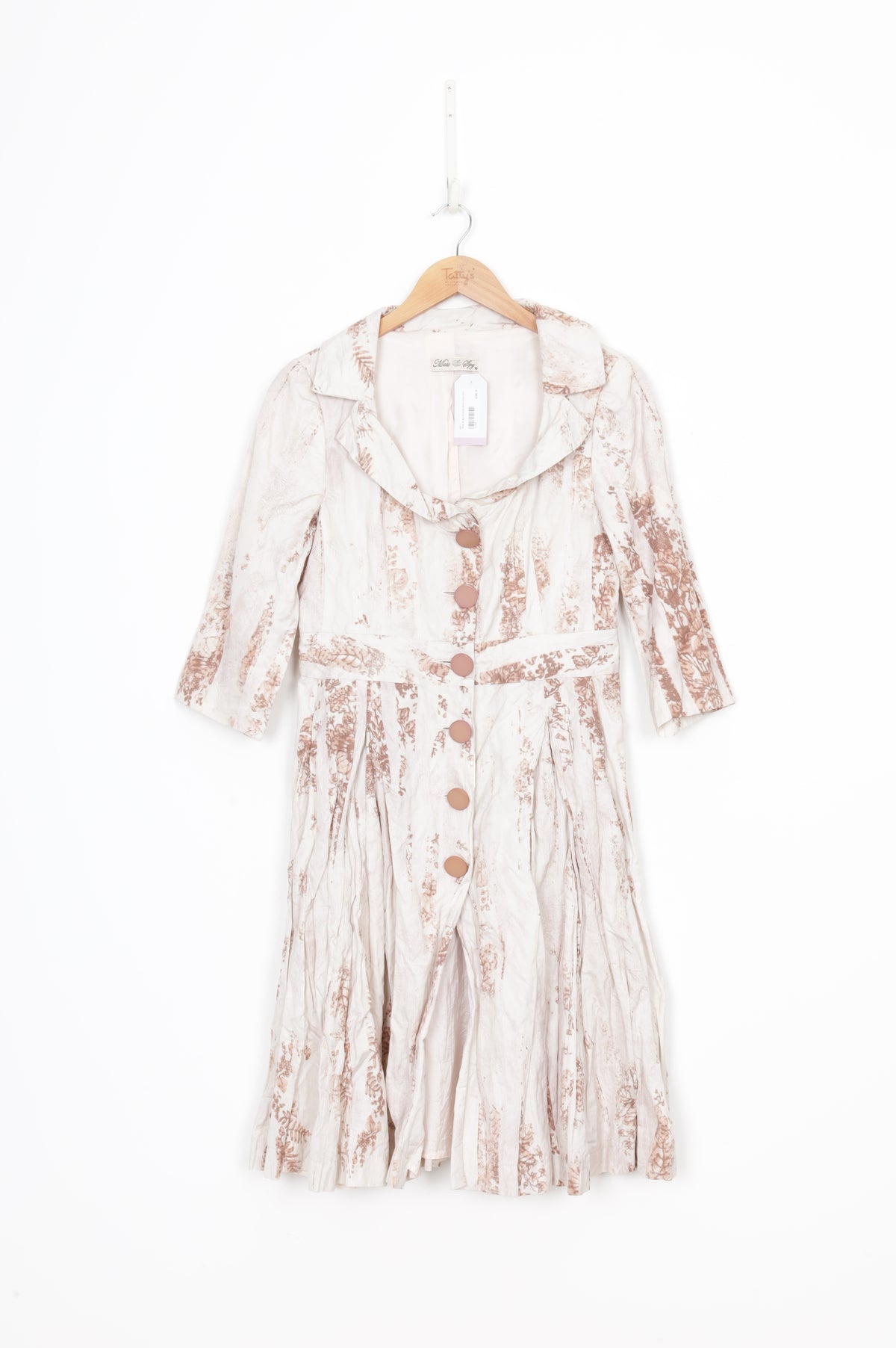 Moss & Spy Womens White Dress Size 10