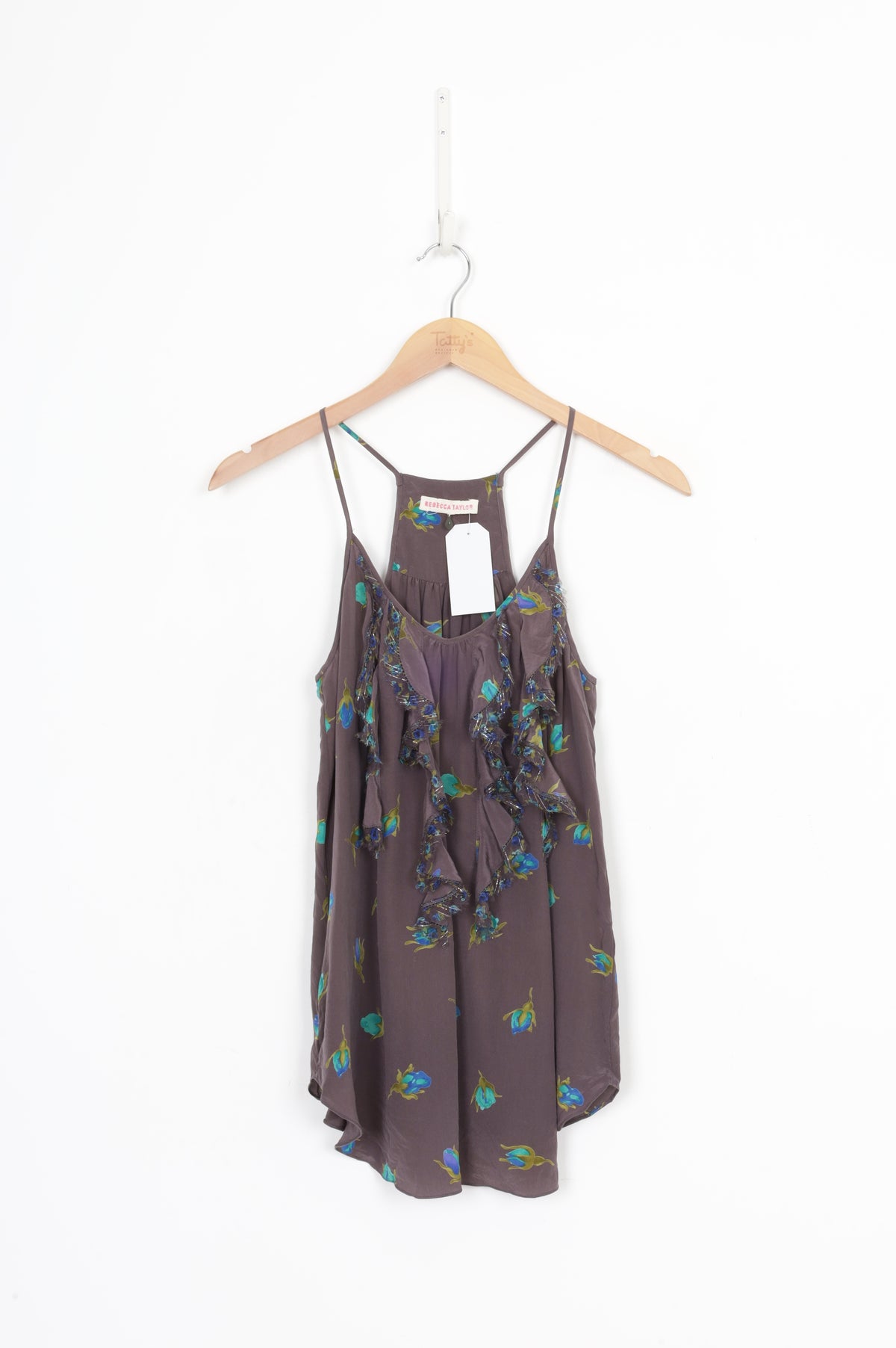Rebecca Taylor Womens Grey Singlet Size S