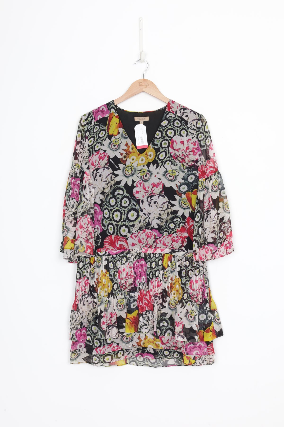 Burberry Womens Black Dress Size 10