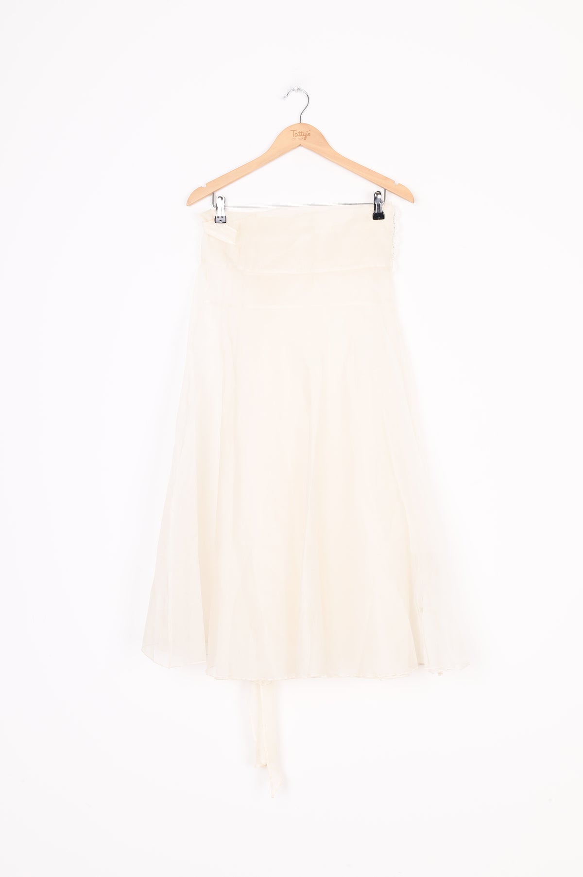 Pearl Womens Cream Skirt Size M
