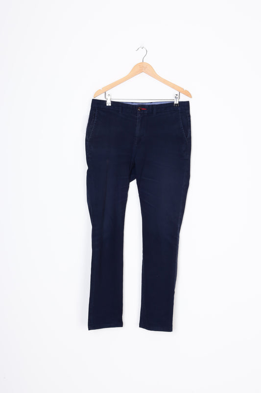 3 Wise Men Mens Blue Pants Size 34