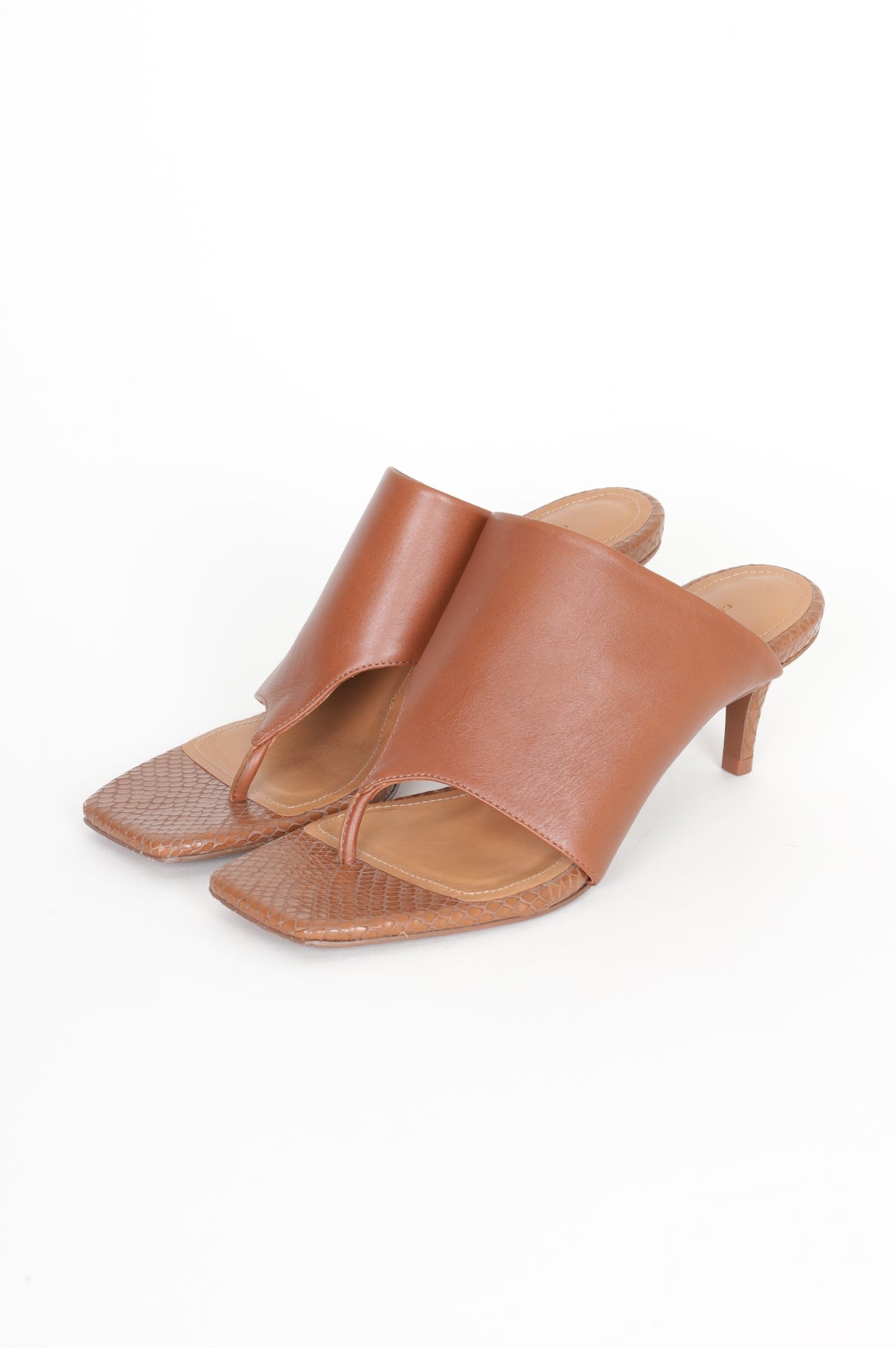 Camilla & Marc Womens Brown Heels Size EU 38