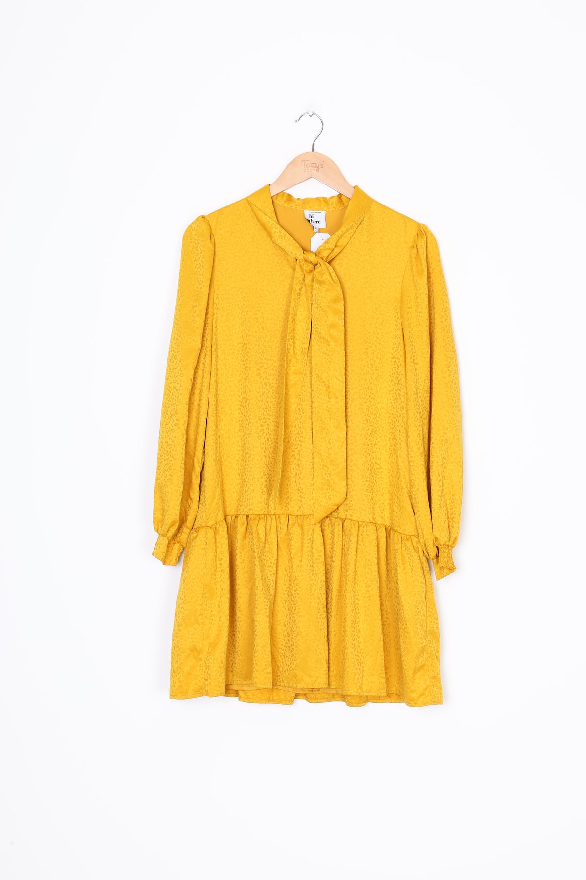 HI There Karen Walker Womens Yellow Dress Size 8