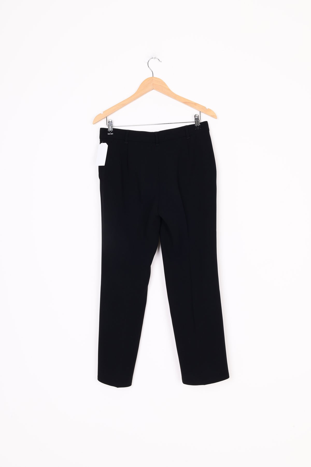 Max Mara Studio Womens Black Pants Size 42