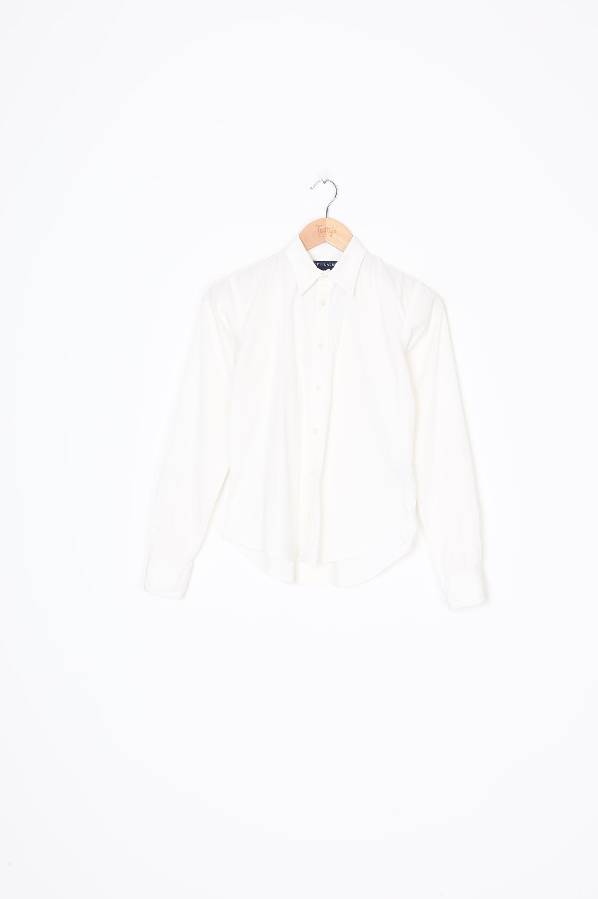 Ralph Lauren Womens White Shirt Size 4