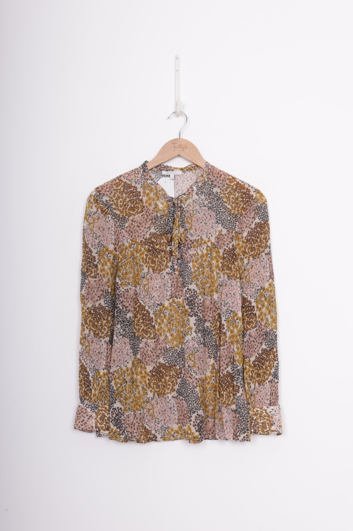 Anna Thomas Womens Brown Top Size 8