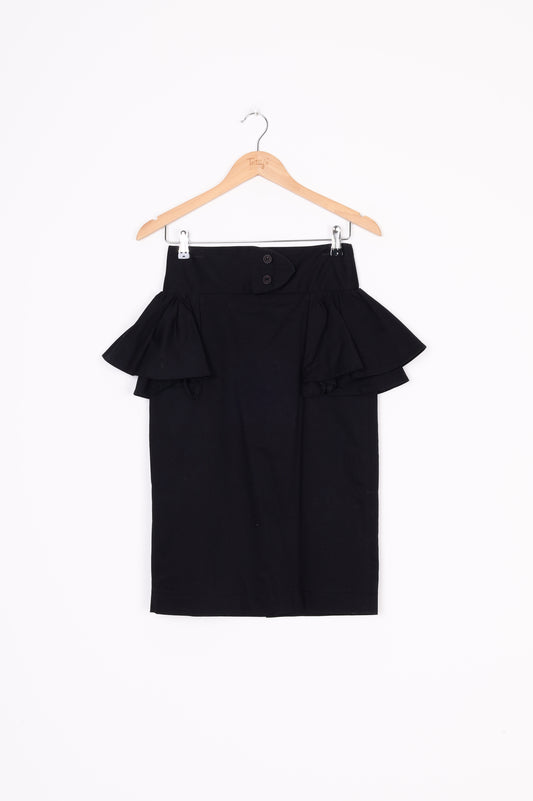 Mala Brajkovic Womens Black Skirt Size 8