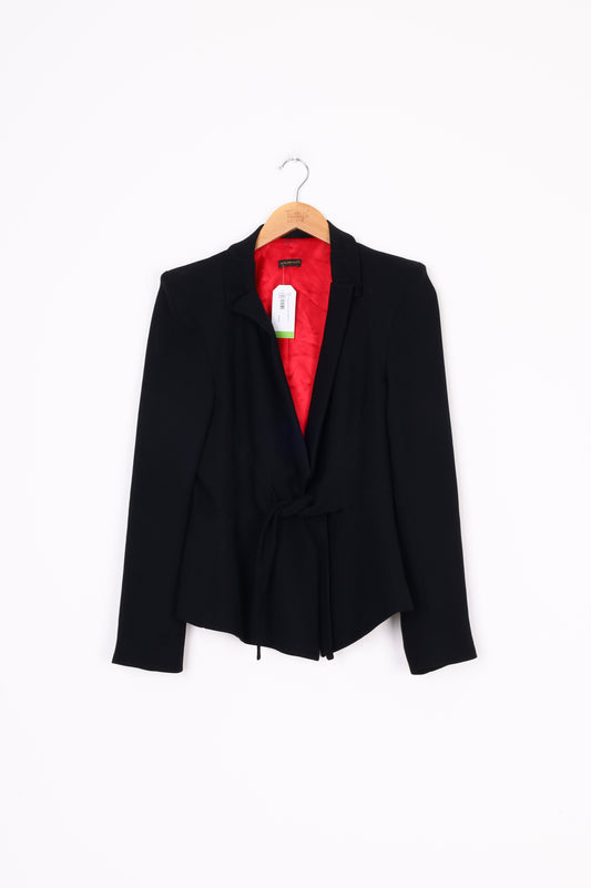 Carla Zampatti Womens Black Blazer Size 10