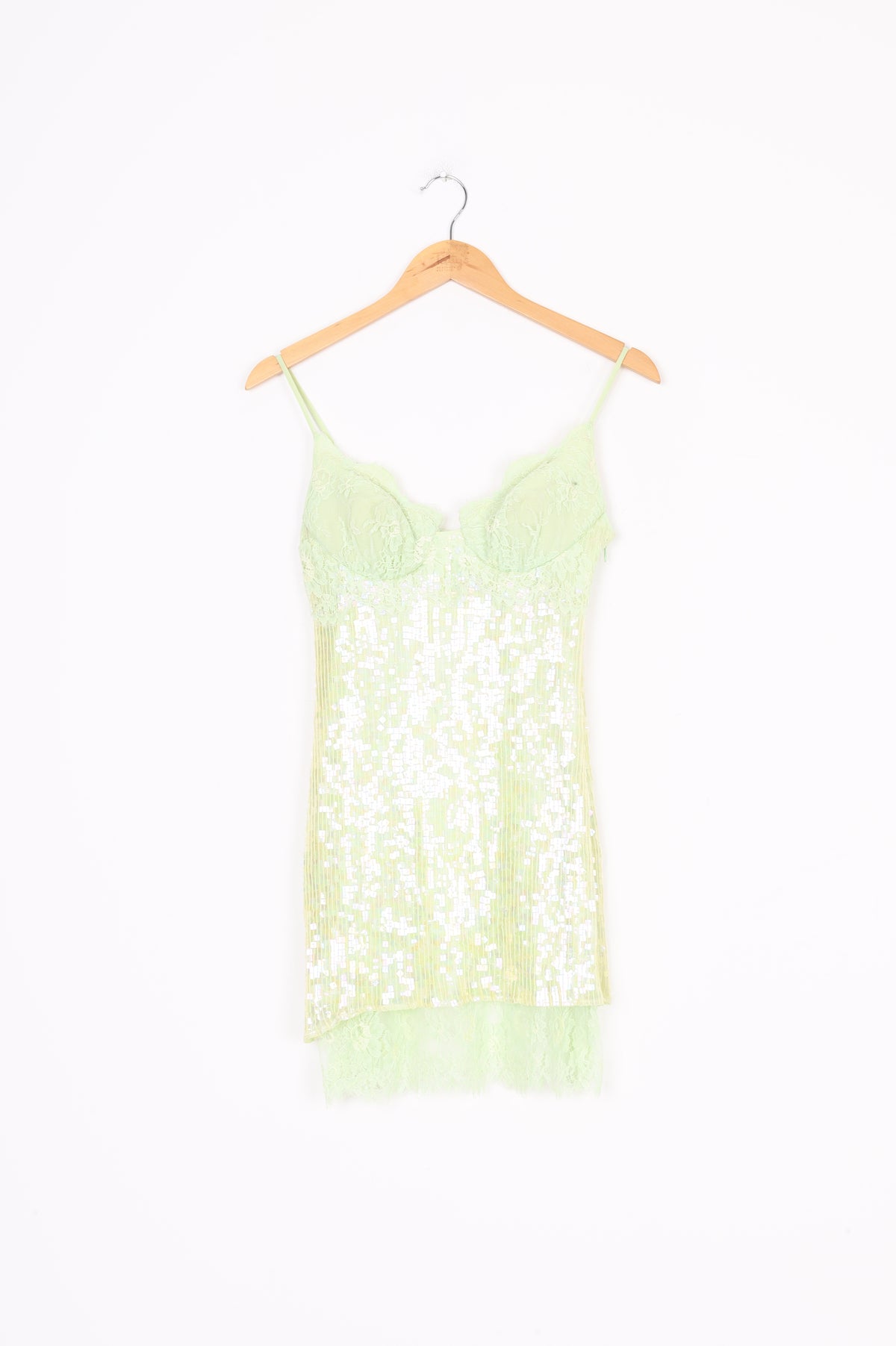 Ritmo di perla - Vintage Womens Green Dress Size 42