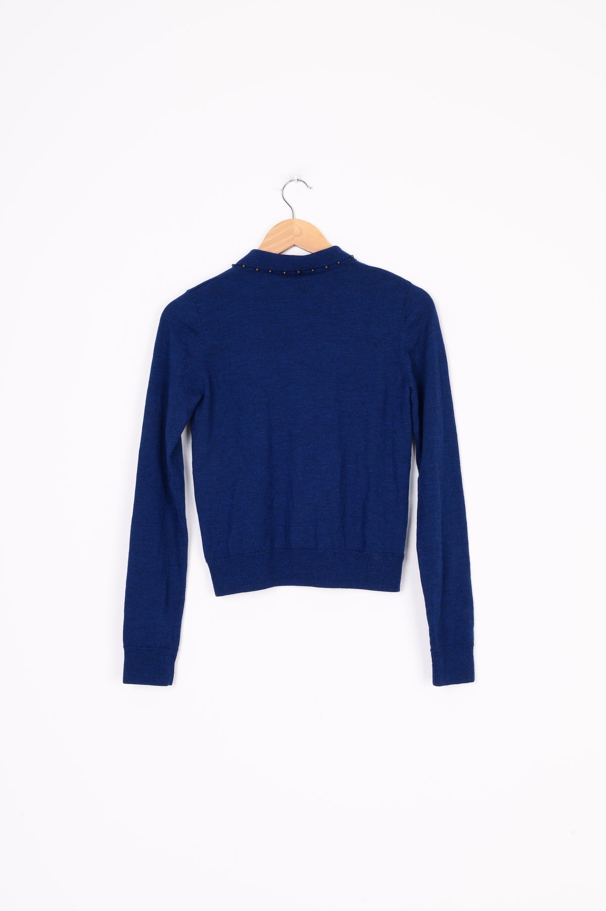 No Label Womens Blue Cardigan Size S