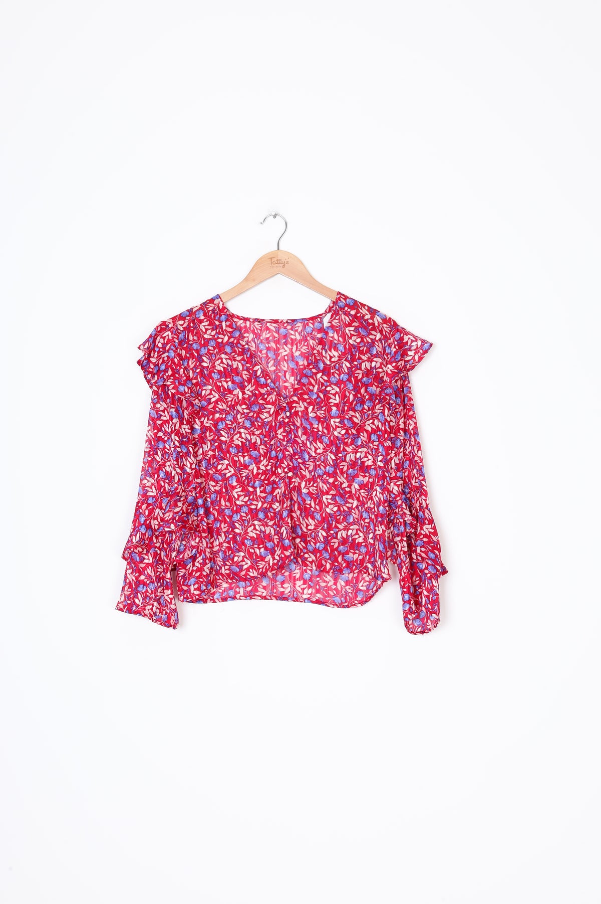 No Label Womens Red Blouse Size M