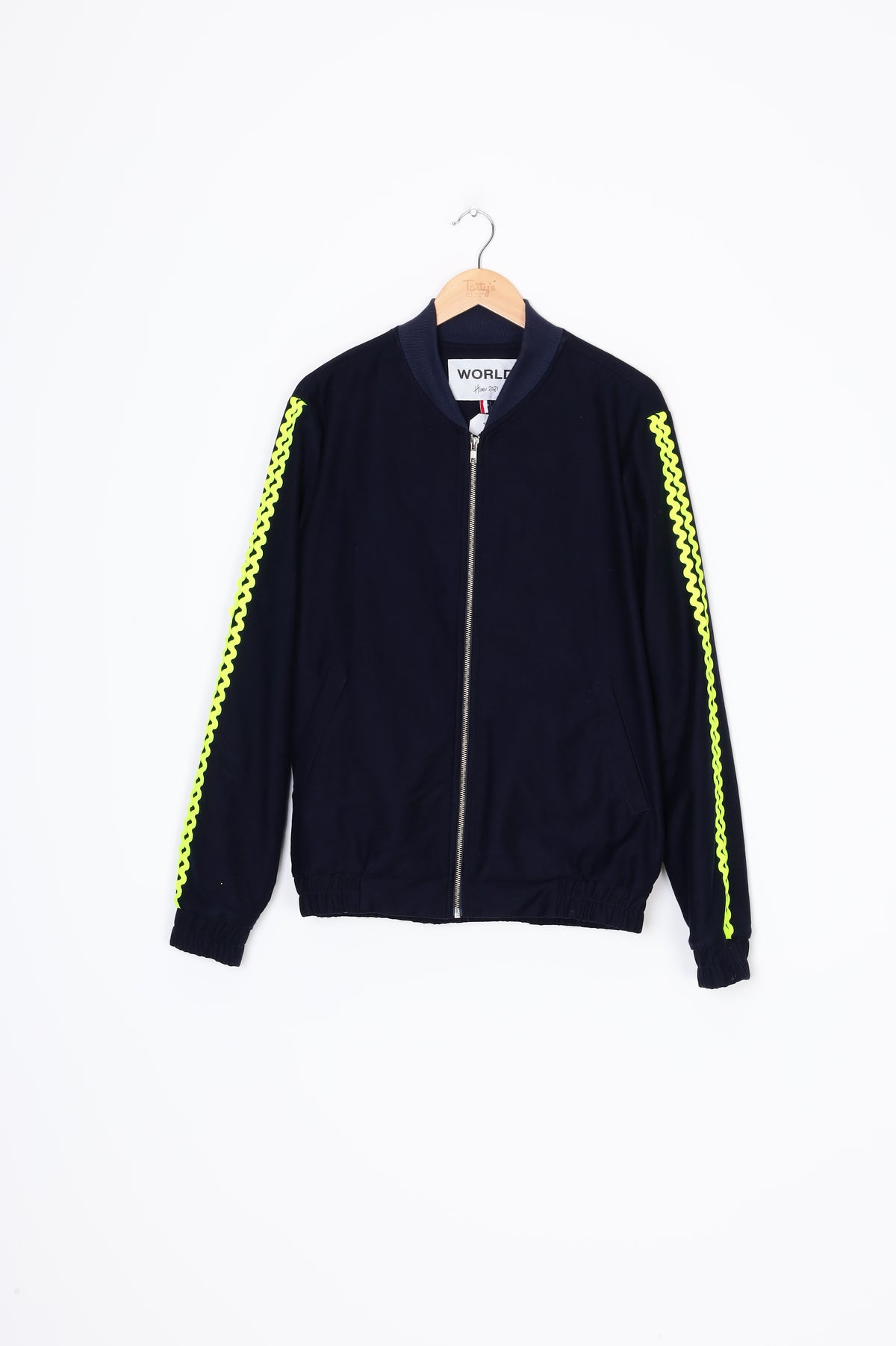 World Mens Blue Jacket Size M