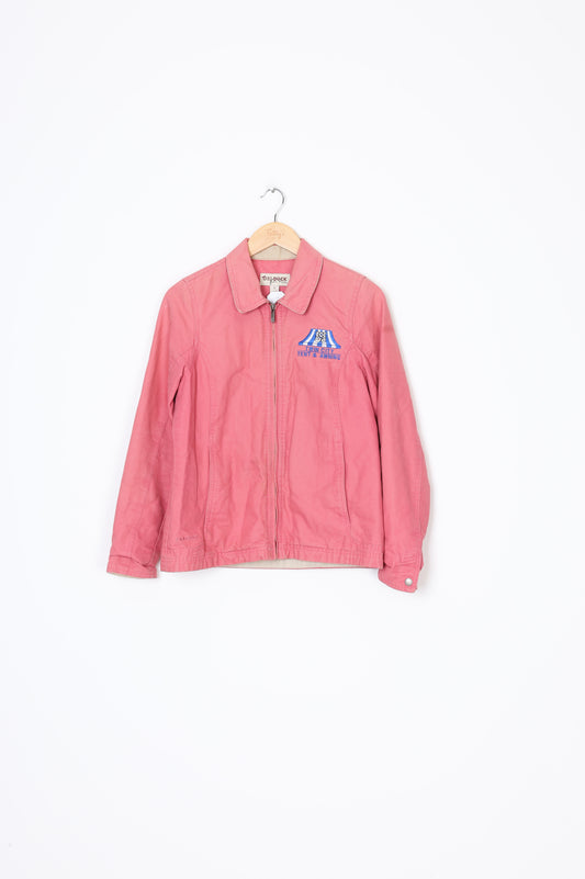 DRI Duck - Vintage Womens Pink Jacket Size S