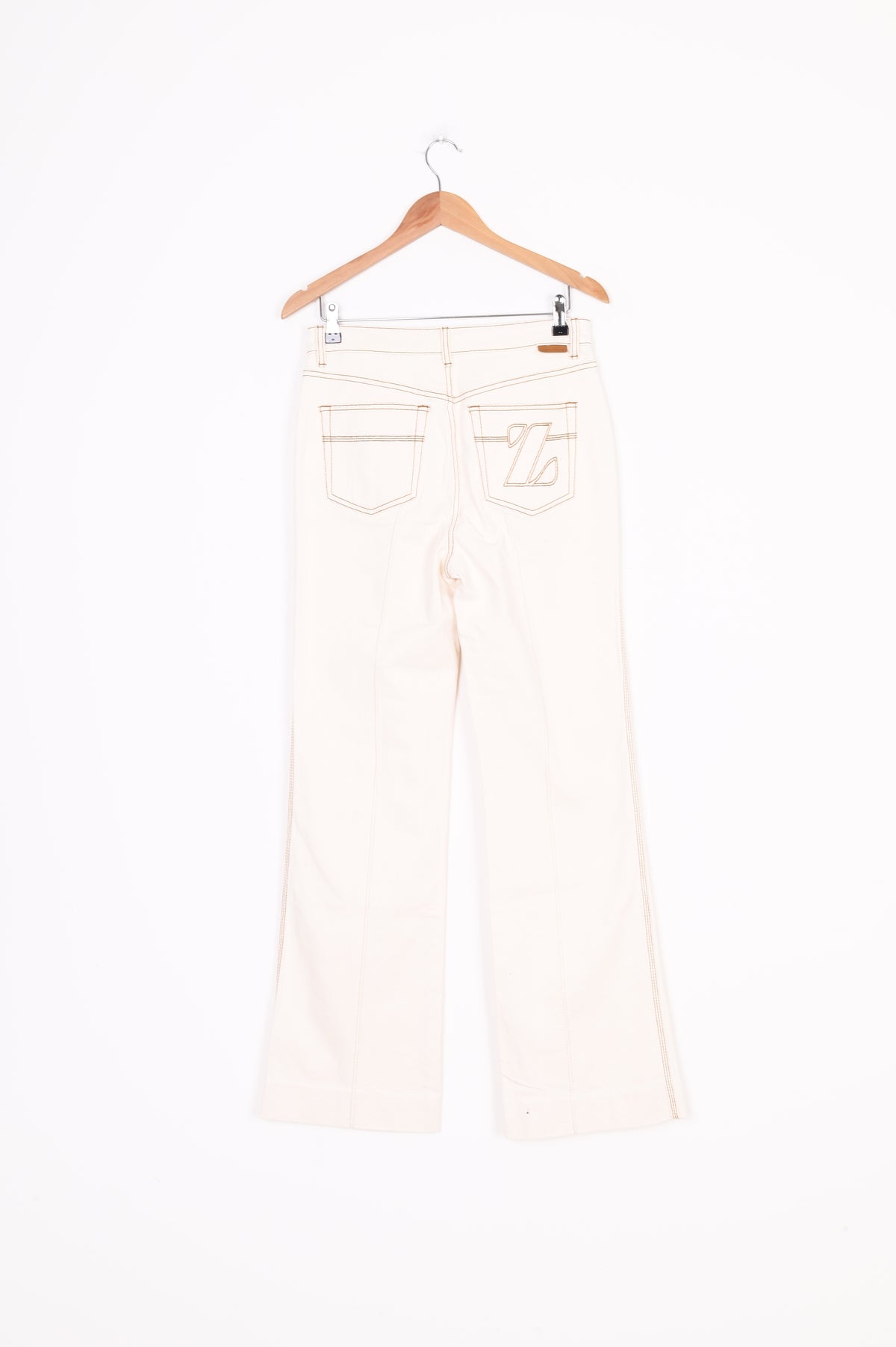 Zimmermann Womens Cream Jeans Size W 30