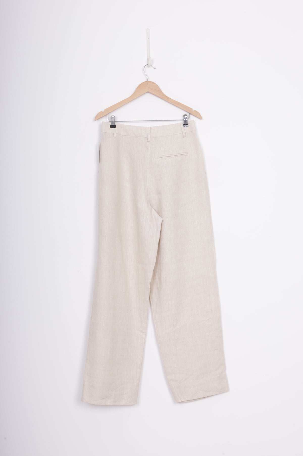 Caitlin Crisp Womens Cream Pants Size 12