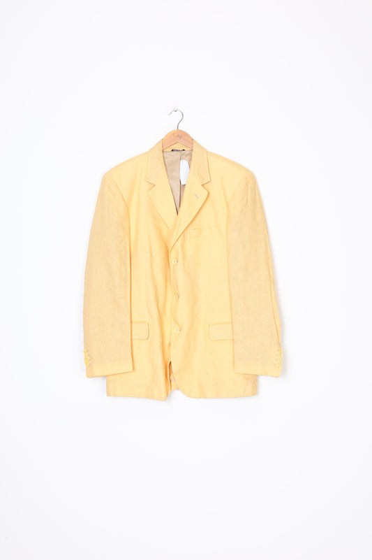 Kostner - vintage Mens Yellow Blazer Size 56