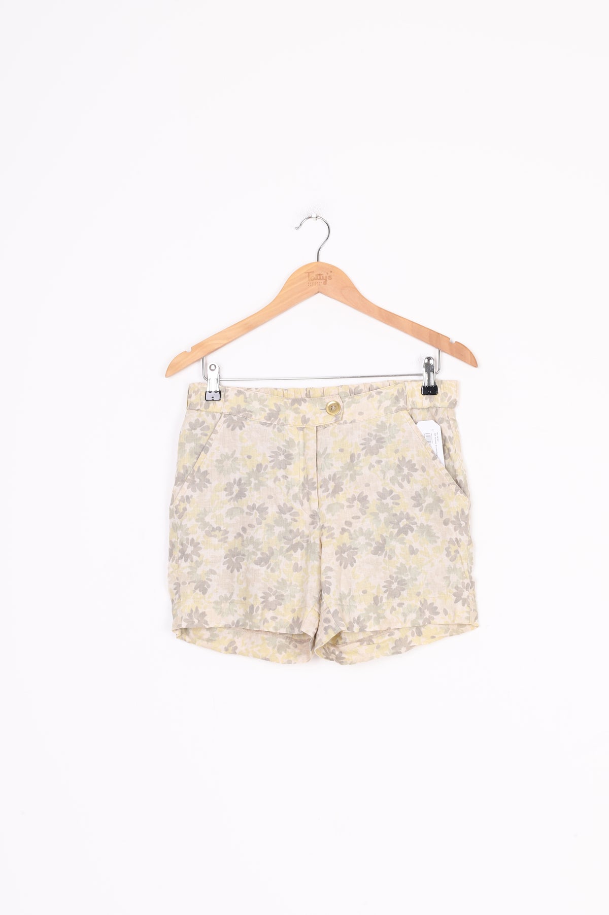 Kate Sylvester Womens Beige Shorts Size S